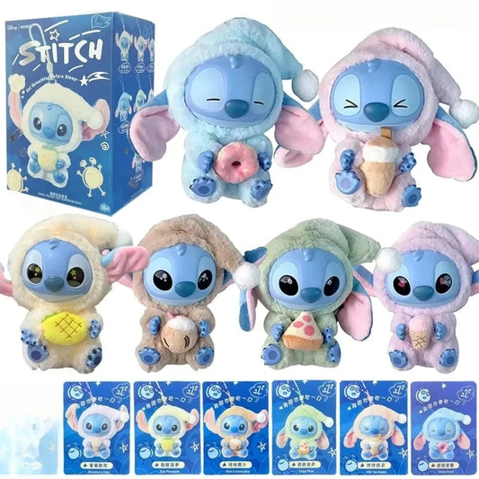 Kawaii Labubu Stitch – Boîte Mystère Poupée Mignonne en Vinyle