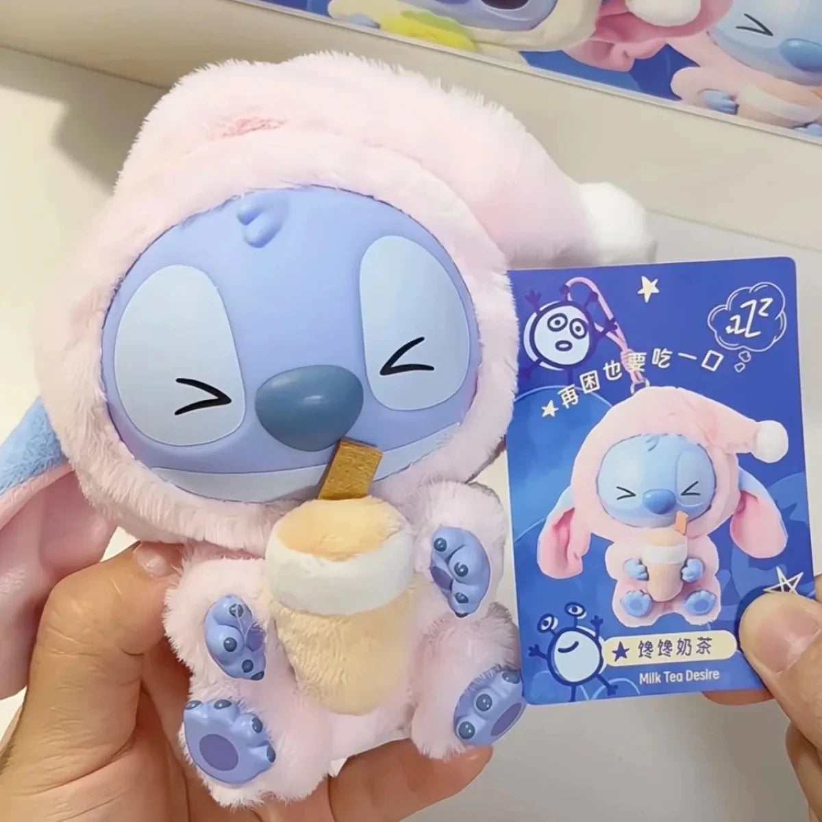 Kawaii Labubu Stitch – Boîte Mystère Poupée Mignonne en Vinyle